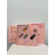 (ORI) G I V E N C H Y SET 5IN1 (2 PERFUME ,3 LIPSTICK)