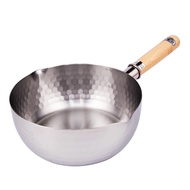 COOK-PAL Japan Imported Yoshikawa Stainless Steel Snow Pan Japanese Household Cooking Pot Small Milk