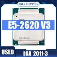 ใช้เกือบใหม่เดิม Intel Xeon E5 E5 V3 2620V3 LGA 2011-3เดสก์ท็อปพีซีโปรเซสเซอร์ซีพียูเซิร์ฟเวอร์ SR207 2.4Ghz 6 Core 85W E5 2620V3สนับสนุนเมนบอร์ด X99 V3 Xeon