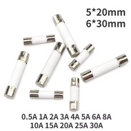 🇲🇾C22 1pcs 5*20mm - Ceramic Fuse F Fast Acting Flink Fast Blow 250V Fius amp current safety electron