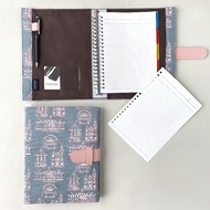A5 Binder Batavia Pink Canvas Living