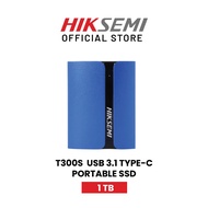 Hiksemi T300 Blue 1TB USB3.2 Type C Portable SSD