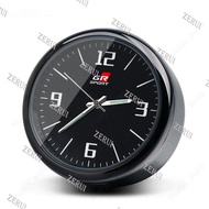 ZR For Mini Car Interior Electronic Quartz Watch Car Mini Clock For Toyota Gr Sport Rush Calya Yaris Vios Avanza Raize Hilux Innova Corolla Car Accessories