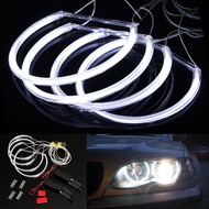 4 pcs 131mm CCFL Car Angel Eagle Eyes Light Tube Headlight White Headlamp for BMW E36 3 E38 7 E39 5 