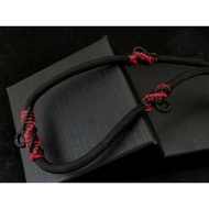 Nylon string 4mm Red Black 3 hooks Amulet men's necklace!