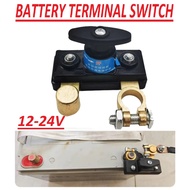 12V 24V Car Battery Terminal On Off Switch Connector Clamp Positive Kepala Bateri Kereta