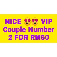 Nice & VIP Couple Number RM 50 PERSET  3666 528 @3666 529