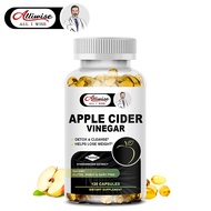 Alliwise Raw Apple Cider Vinegar Capsules ACV Pills, Appetite Suppressant ,Helps Improve Energy, Support Efforts to Improve Immunity, Digestion &amp; Detox Cleanse for Women &amp; Men