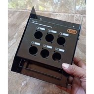 Snake box cable box, snake box, contents 6 / 8, free good stopper, audio socket, iron material