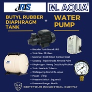 M. Aqua 1/2HP JET Waterpump with IRIS Horizontal Bladder/Butyl Rubber Diaphragm Tank (SET)
