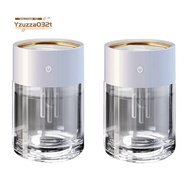 2L Large-Capacity Transparent Humidifier  2L Air Humidifier for Home USB Mute  with LED Lamp Ultraso