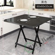 ST-🚤Shengchu Foldable Table Household Dining Table Simple Portable Dining Table Rental Room Square Small Apartment Dinin