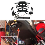 Universal Motorcycle License Frame Plate Holder Bracket LED light For Ducati MONSTER 796/696/400/620/620 MTS/695 MONSTER