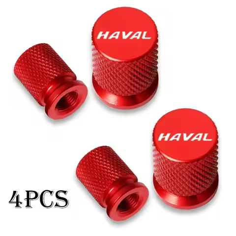 4pcs Car Wheel Tire Valve Caps Tyre Stem Covers Airdust Waterproof For HAVAL H2 H6 H7 H8 H9 H2S M6 C