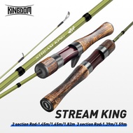 Kingdom STREAM KING Spinning Casting Fishing Rods Carbon 1.39m/1.53m/1.45m/1.65m/1.82m UL L Power 3/