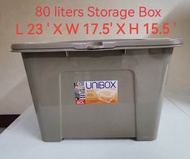 80 LITERS Uniglobal UNIBOX Storage Multipurpose Box#9832