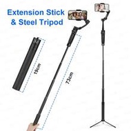 M05 3-Axis Handheld Gimbal With AI Face Tracking And Adjustable Fill Light - Extendable Selfie Stick