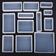 (JIE YUAN)Cuboid Cube Resin Mold Crystal Epoxy Silicone Mold Diy Jewelry Pendant Storage Tray Mold Square Rectangular Casting Accessories - Resin Diy amp;silicone Mold - AliExpress