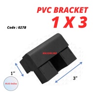 aluminium 1 X 3 two way PVC Outer Corner Hollow Bracket Code 027