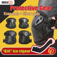 4PCS Knee pads/Elbow pads set for Outdoor Mountaineering Cycling Equipment Motorcycle Pad Protective