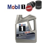 MOBIL 1 5w50 FULLY SYNTHETIC MOTOR OIL (4L) *FREE Oil Filter (Ori)