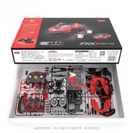 1:18 RASTAR Starlight Ferrari FXXK Assembly Children's Remote Control Car Boys Hands-on Brain Toy Ca