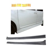 Perodua Myvi SE SE2 SE1 PU Side Skirt Myvi 2005~2010 BodyKit Skirt Tepi Myvi SE 2 (2Pcs/Set) Materia