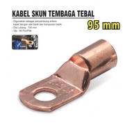 Aldo Full Copper Cable Lug 95mm Per 10 Pcs Copper Cable Lug 95 mm Bolt Hole Diameter 12mm SC95-12