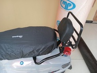 Accessories back rack vespa matic/ sandaran belakang vespa matic u-winfly td super T3 matic