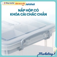 Medical storage box 6576 Viet Nhat, Medical medicine box, 2-layer medicine box
