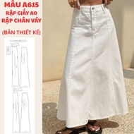 PAPER SHEET A0 8-PIECE SKIRT-A615