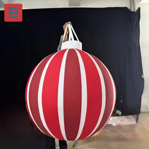 Inflatable Christmas balls, inflatable spheres for the mall atrium decoration, custom-colored inflat