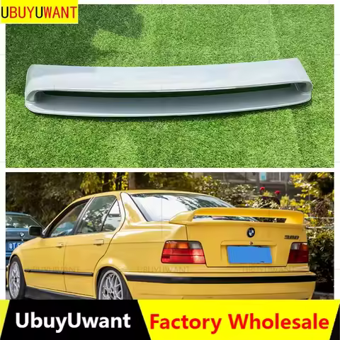 For BMW E36 M3 Spoiler 1990-2000 BMW M3 Series GT Style ABS Spoiler Car Tail Trunk Spoiler Rear Wing