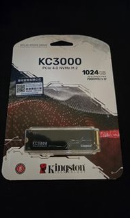 全新行貨 Kingston KC3000 1TB PCIe 4.0 NVMe M.2 SSD (7000MB/s / PS5適用)