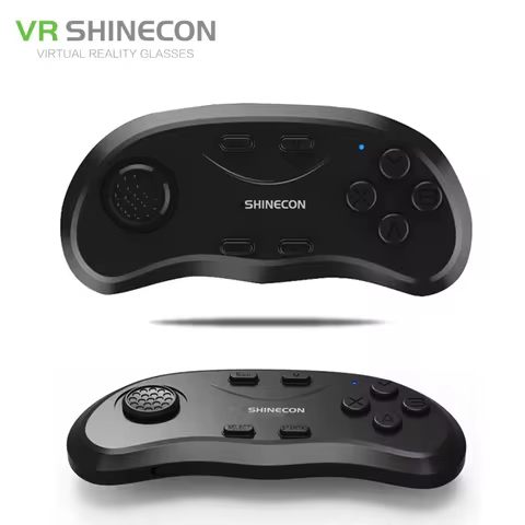 Shinecon Universal VR Controller Wireless Fit For Bluetooth Remote Joystick Gamepad Music Selfie 3D 