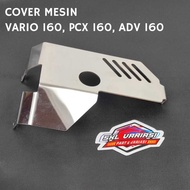 MESIN Code R33H Engine Cover Engine Protector Engine Cover Pcx 16 Vario 16 Adv 16 Stylo 16 Thick Stainless Steel Material Engine Guard