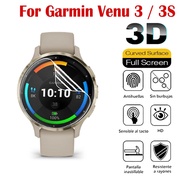 Soft TPU Hydrogel Film For Garmin Venu 3S 3 Smart Watch Screen Protector For Garmin Venu3 Anti-Scratch Film