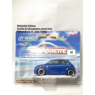 MAJORETTE KABAYA EV MODEL JAPAN MARKET FIAT 500 CADATOYSbiru
