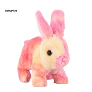 （Ledmarket) Hopping Ears Bunny Toy Jumping Bunny Plushie Electric Jumping Plush Bunny Toy for Kids –