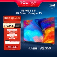 TCL 55" 4K Smart Android TV - 55P635 (HDR, Netflix, YouTube, Google Assistant, Dolby Vision & Audio)