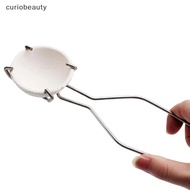 [CURUI] 25Cm Stainless Steel Crucible Tong Clamp Crucible Pliers White Gold Bowl Melting Gold Furnac