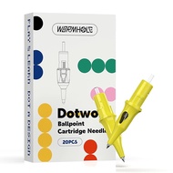 Ballpoint Pen Cartridge Needles Wormhole Tattoo Cartridge Needles 20Pcs Mixed Color Dotwork Tattoo N