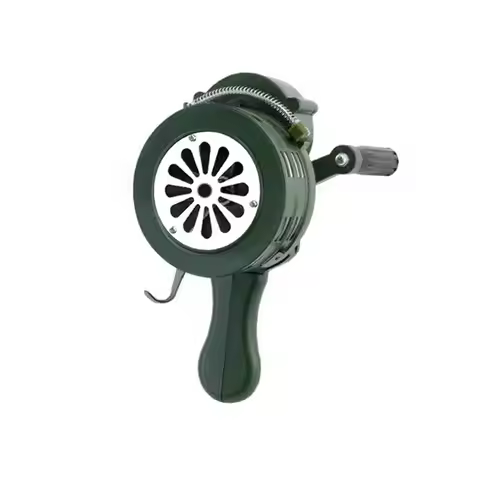 【CYBER MONDAY】Hand Crank Siren Horn Emergency Manual Operated Warning Alarm Fire Air Safety School S