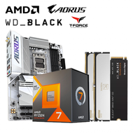 【重磅價】AMD【8核】Ryzen7 7800X3D+技嘉 B650E AORUS ELITE X AX ICE+十銓 T-CREATE EXPERT DDR5-6000 16G*2(白)+WD_BLACK SN850X 1TB