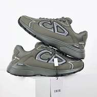 [Ready Stock Free Shipping][Zero World Original Product] STONE ISLAND x DIOR DIOR B30 CD Shoes Round