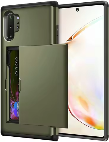 for Samsung Note 10 Plus Case Wallet Sliding Cover Card Slot Case for Samsung Galaxy Note 10 Plus No