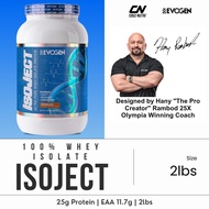 Evogen Isoject 100% Whey Protein Isolate 2lbs| Premium Whey Isolate with BCAA, EAA, Ignitor Enzymes 