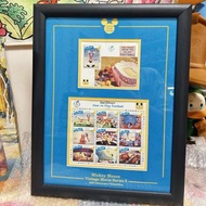 迪士尼高飛足球郵票裝飾掛畫