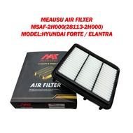 MEAUSU AIR FILTER  MSAF-2H000(28113-2H000)  MODEL:HYUNDAI FORTE / ELANTRA