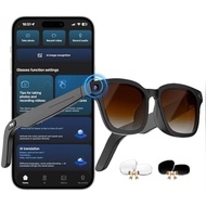 AI smart glasses, with ChatGPT, 8.0million pixel camera glasses, with camera and audio, AI translati